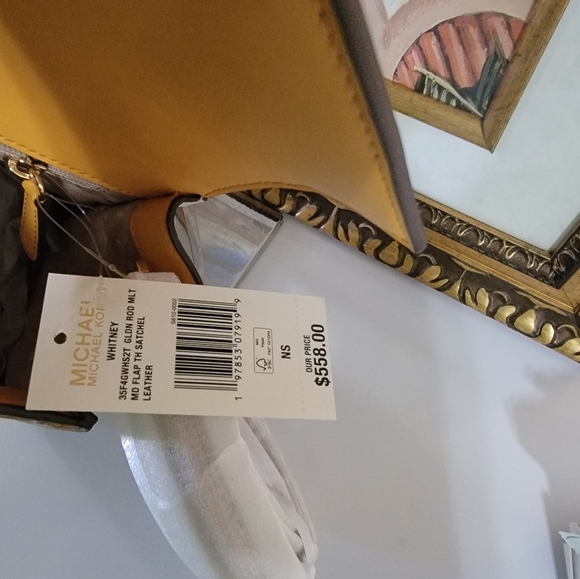 NWT Micheal Kors Whitney medium flap satchel - Picture 7 of 11